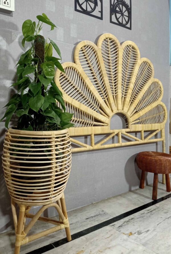 Handmade Rattan Bedhead | Rattan Headboard - Image 2