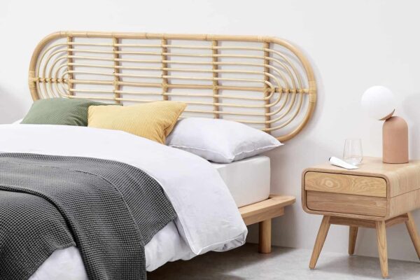 Handmade Rattan Bedhead | Rattan Headboard