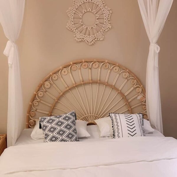 Handmade Rattan Bedhead | Rattan Headboard