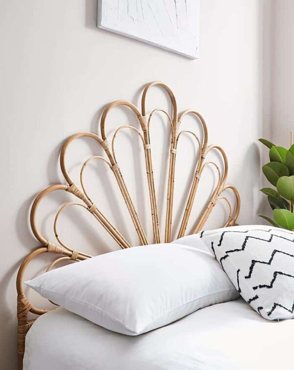 Handmade Rattan Bedhead | Rattan Headboard - Image 2
