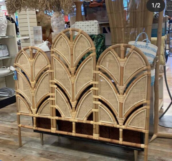 Handmade Rattan Bedhead | Rattan Headboard