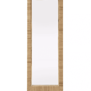 Handmade Rattan Floor Mirror, Real looking Mirror.