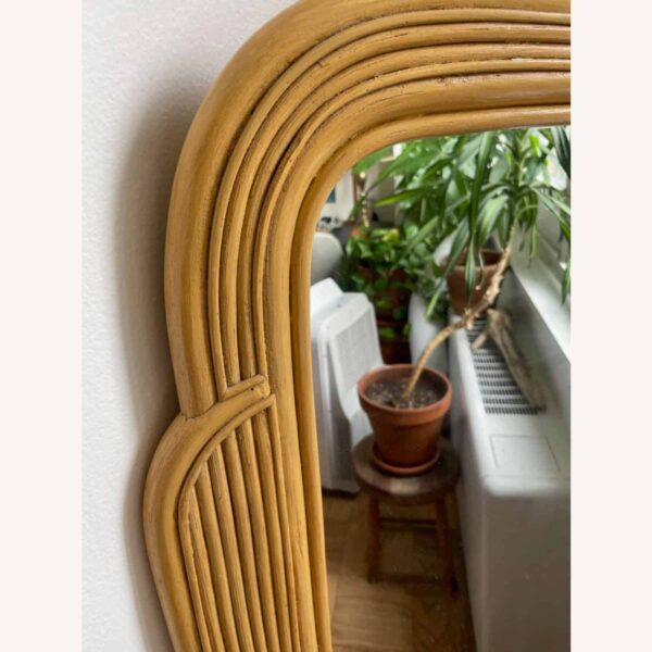 Handmade Rattan Floor Mirror, Real looking Mirror. - Image 9