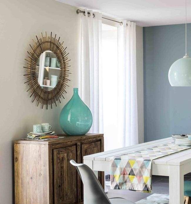 Handmade Rattan Round Mirror, Real looking Mirror. - Image 3