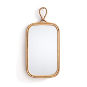 Handmade Rattan Wall Mirror, Real looking Mirror.