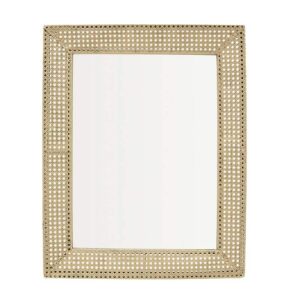Handmade Rattan Wall Mirror, Real looking Mirror.