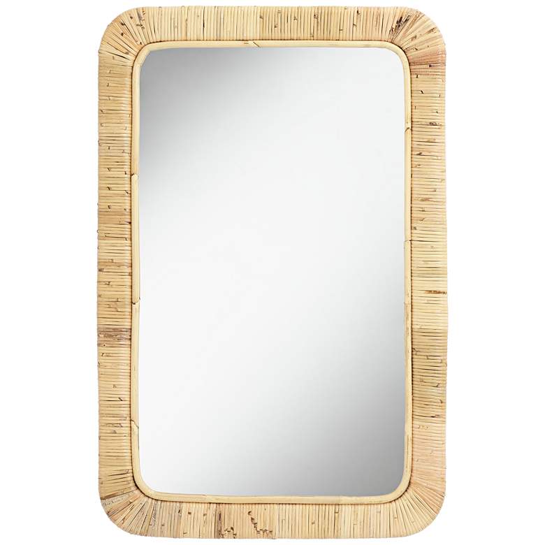 Handmade Rattan Wall Mirror - Image 5