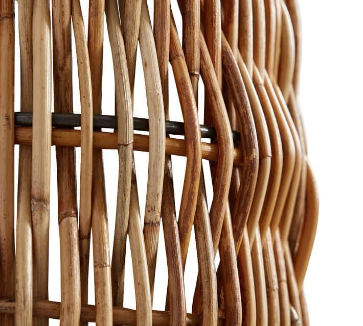 Handmade Rattan Wall Mirror, Real looking Mirror. - Image 2