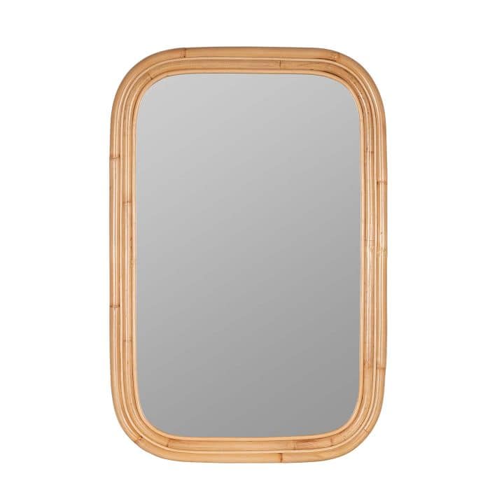 Handmade Rattan Wall Mirror, Real looking Mirror. - Image 3