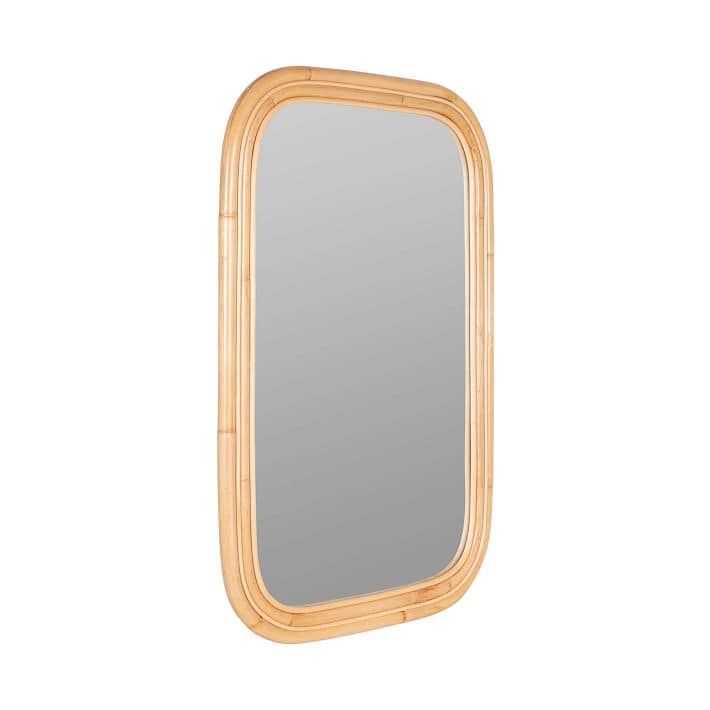 Handmade Rattan Wall Mirror, Real looking Mirror. - Image 2