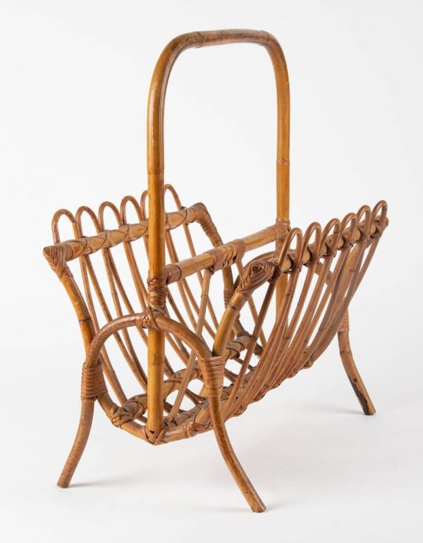 Handmade Rattan Magazine Rack