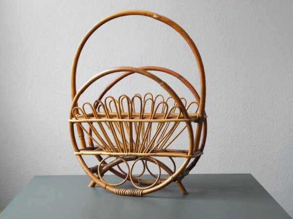 Handmade Rattan Magazine Rack