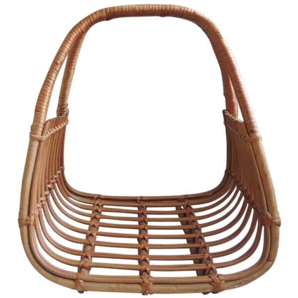 Handmade Rattan Magazine Rack - Image 3