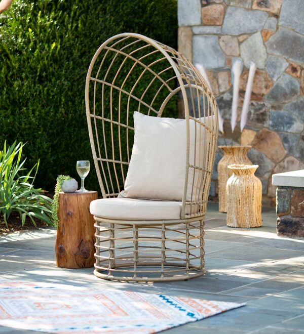 Handmade Rattan Egg Chair - Image 7