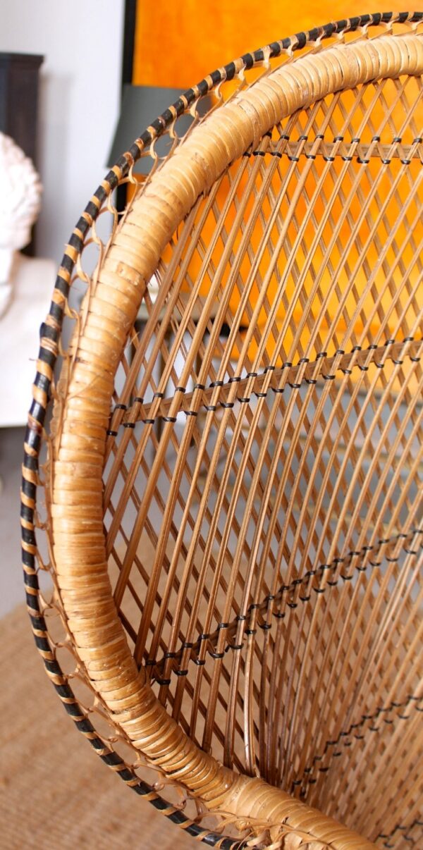 Handmade Rattan Peacock Chair - Image 10