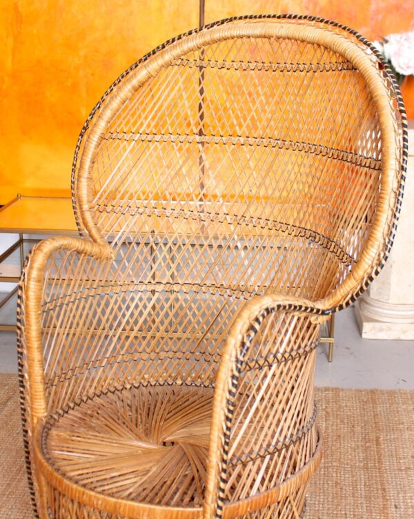Handmade Rattan Peacock Chair - Image 5