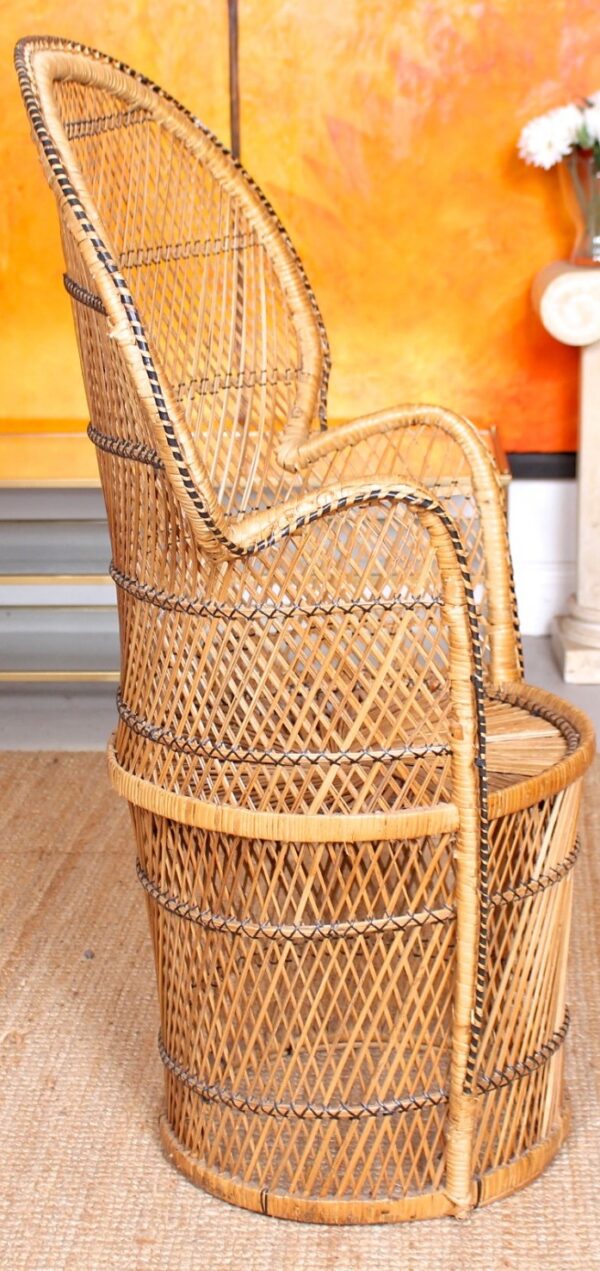 Handmade Rattan Peacock Chair - Image 9