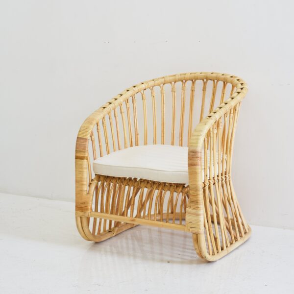 Handmade Rattan Chair - Image 2