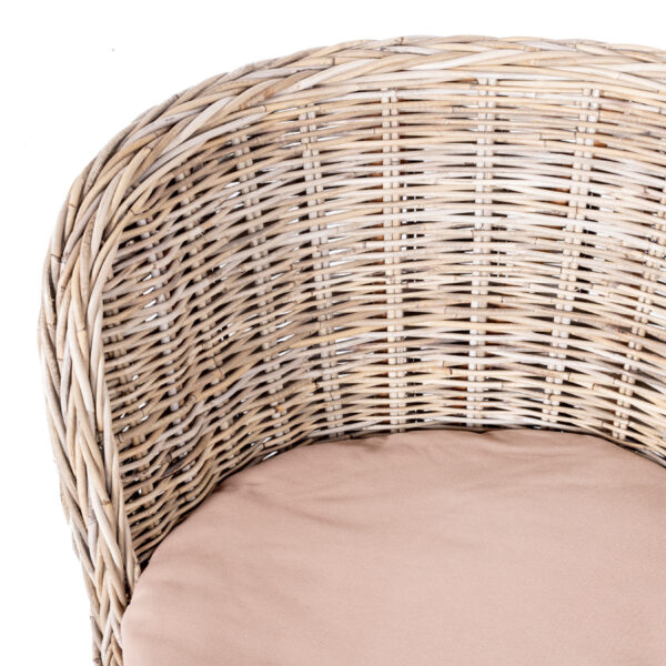 Handmade Rattan Chair - Image 2