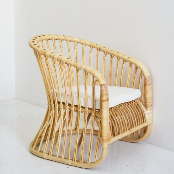 Handmade Rattan Chair - Image 3