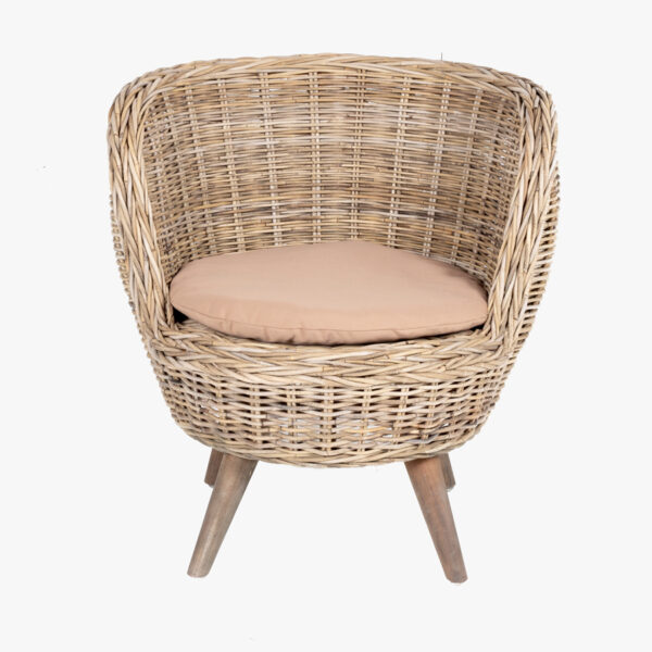 Handmade Rattan Chair - Image 4