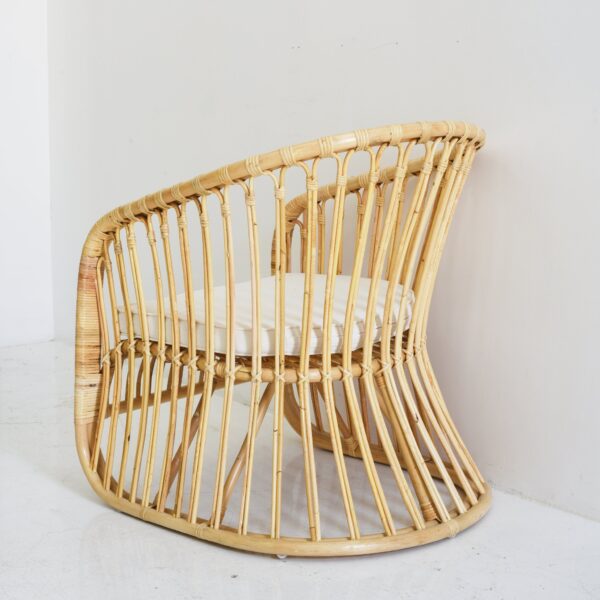 Handmade Rattan Chair - Image 4