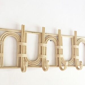 Handmade Rattan Wall Hooks