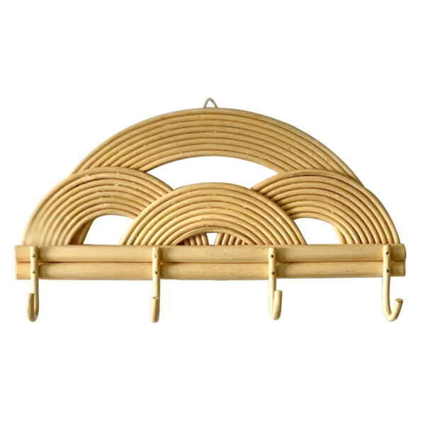 Handmade Rattan Wall Hooks