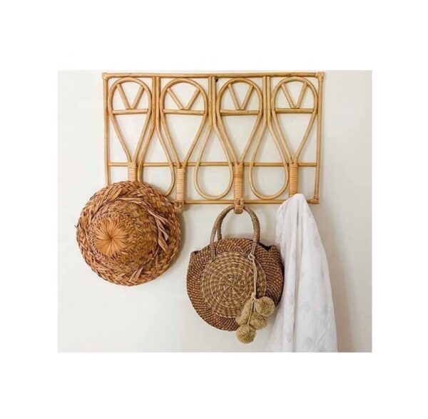 Handmade Rattan Wall Hooks