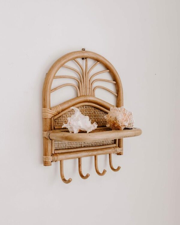 Handmade Rattan Wall Hooks