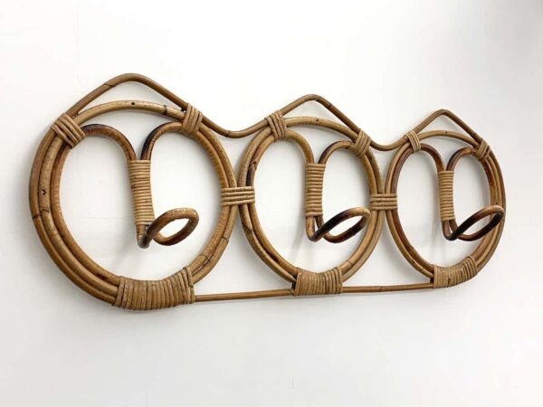 Handmade Rattan Wall Hooks - Image 2