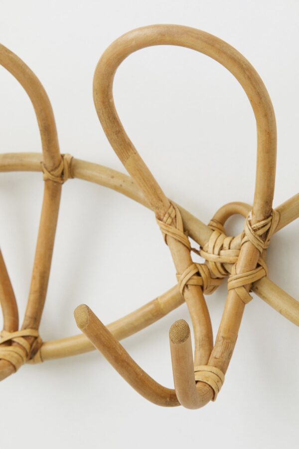 Handmade Rattan Wall Hooks - Image 2
