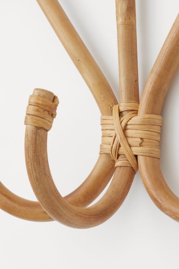 Handmade Rattan Wall Hooks - Image 2