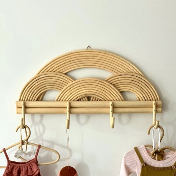 Handmade Rattan Wall Hooks - Image 6