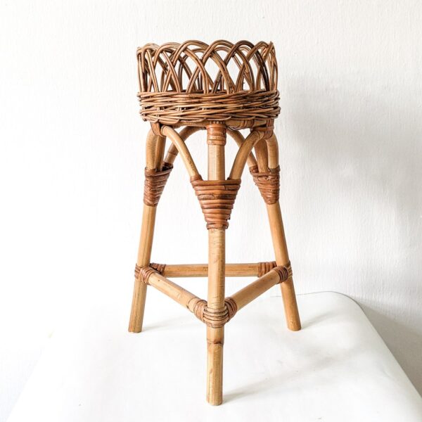Handmade Rattan Plant Stand | Rattan Planter