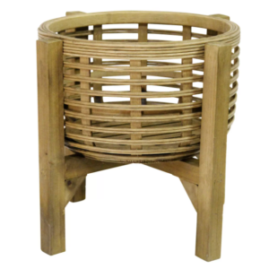 Handmade Rattan Plant Stand | Rattan Planter