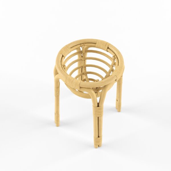 Handmade Rattan Plant Stand | Rattan Planter - Image 2
