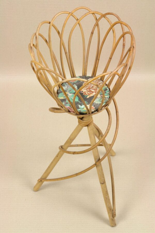 Handmade Rattan Plant Stand | Rattan Planter - Image 2