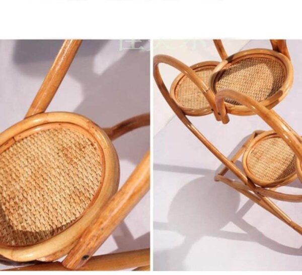 Handmade Rattan Plant Stand | Rattan Planter - Image 3