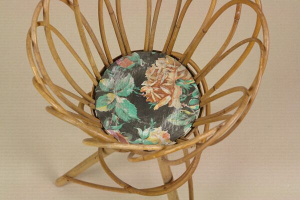 Handmade Rattan Plant Stand | Rattan Planter - Image 3