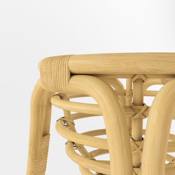 Handmade Rattan Plant Stand | Rattan Planter - Image 4