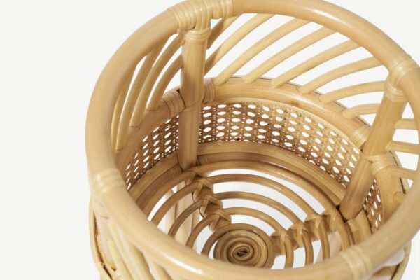 Handmade Rattan Plant Stand | Rattan Planter - Image 4