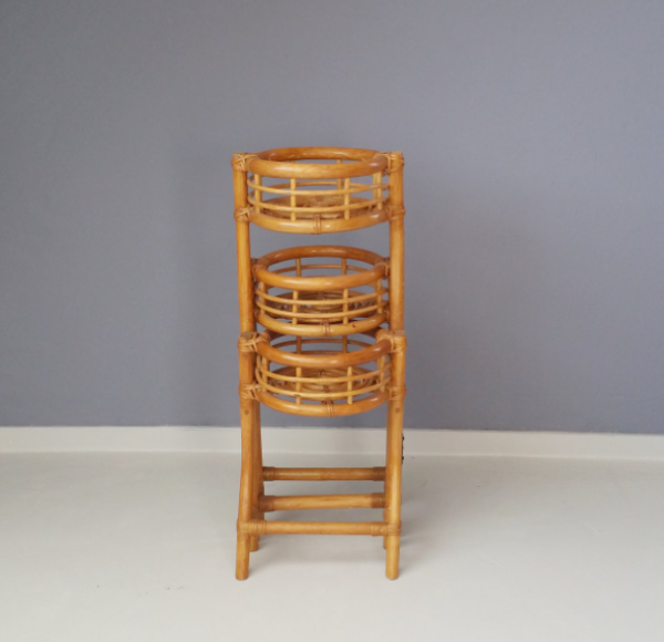 Handmade Rattan Plant Stand | Rattan Planter - Image 5