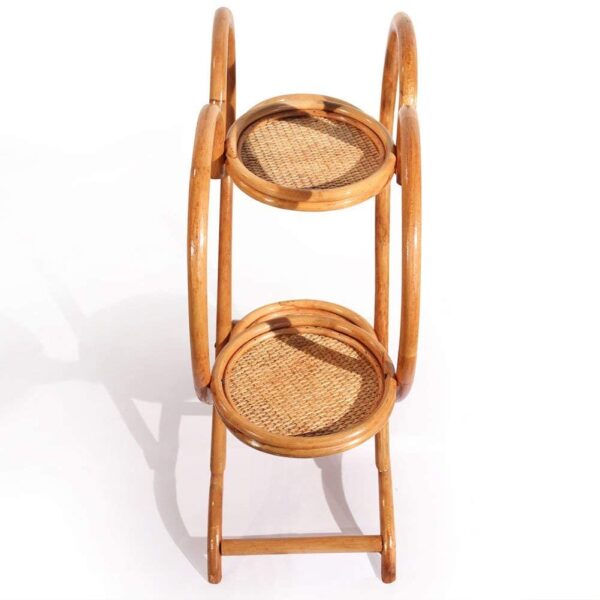 Handmade Rattan Plant Stand | Rattan Planter - Image 5