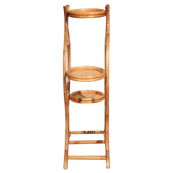 Handmade Rattan Plant Stand | Rattan Planter - Image 7