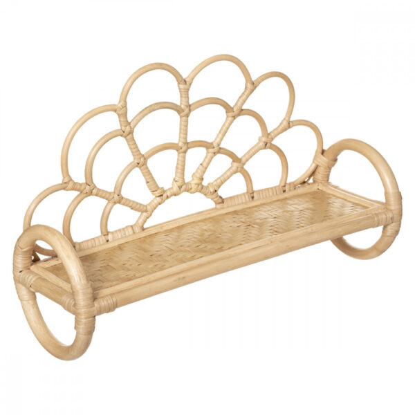Handmade Rattan Wall Rack | Rattan Wall shelf