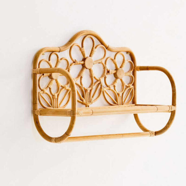 Handmade Rattan Wall Rack | Rattan Wall shelf