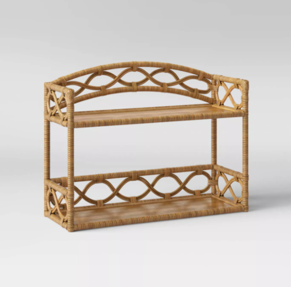 Handmade Rattan Wall Rack | Rattan Wall shelf