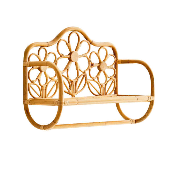Handmade Rattan Wall Rack | Rattan Wall shelf - Image 4