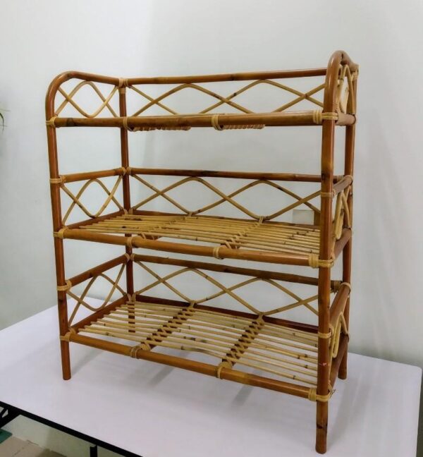 Handmade Rattan Rack | Rattan Shelf - Image 2